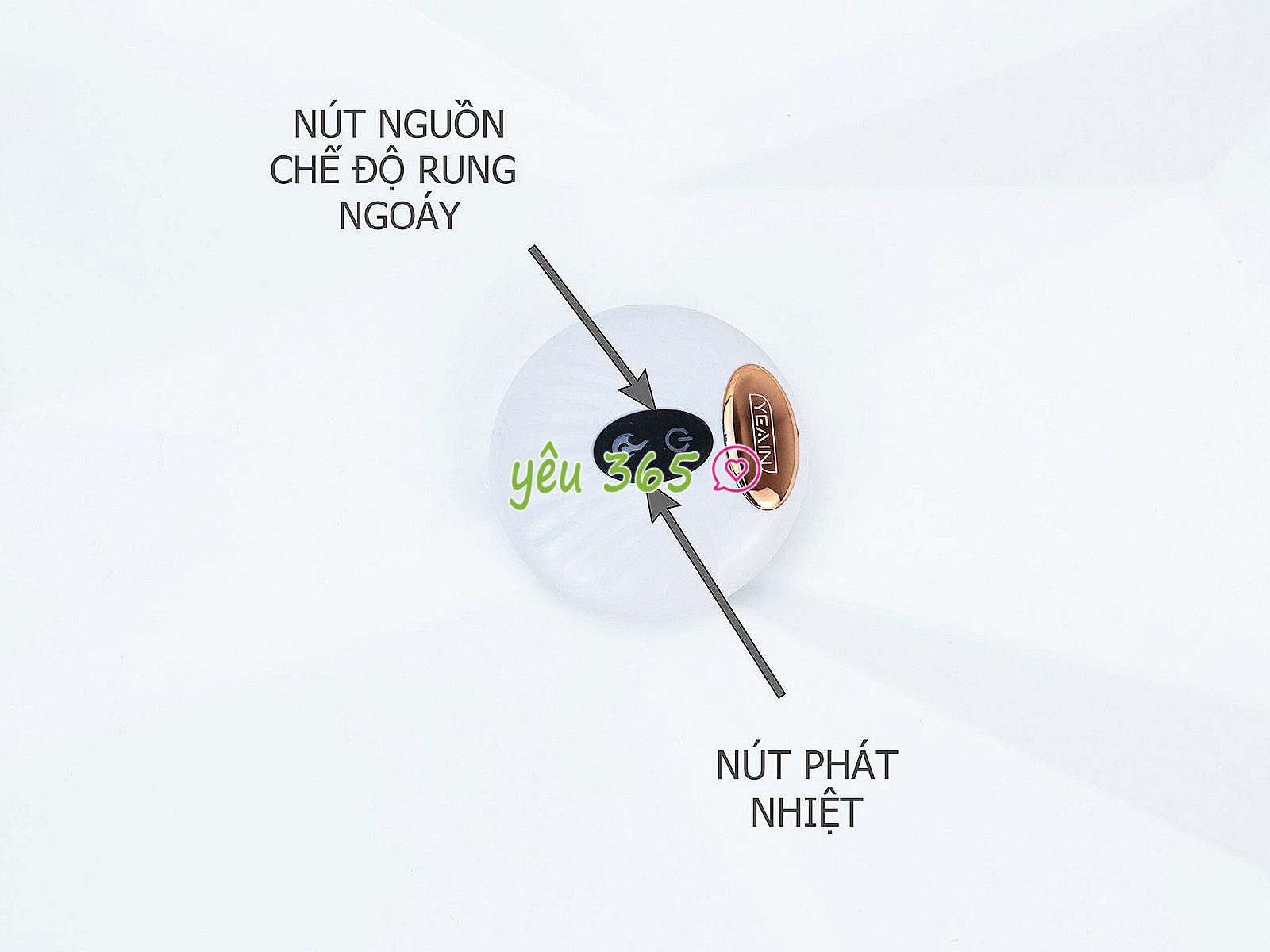 Dương vật giả có đế YEAIN Devil kèm dây đeo pin sạc điều khiển từ xa