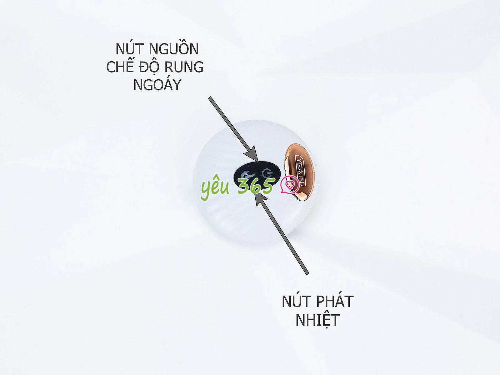 Dương vật giả có đế YEAIN Devil kèm dây đeo pin sạc điều khiển từ xa