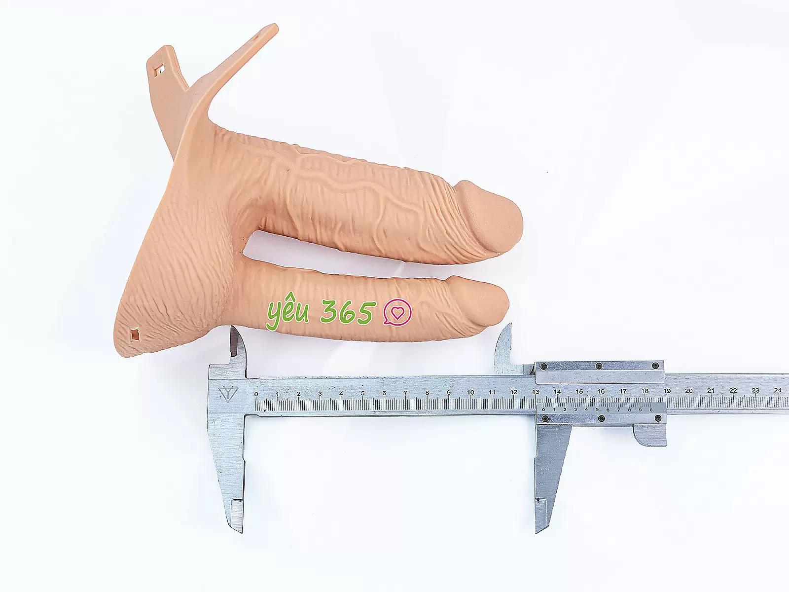 Dương vật giả 2 đầu có dây đeo Long Love