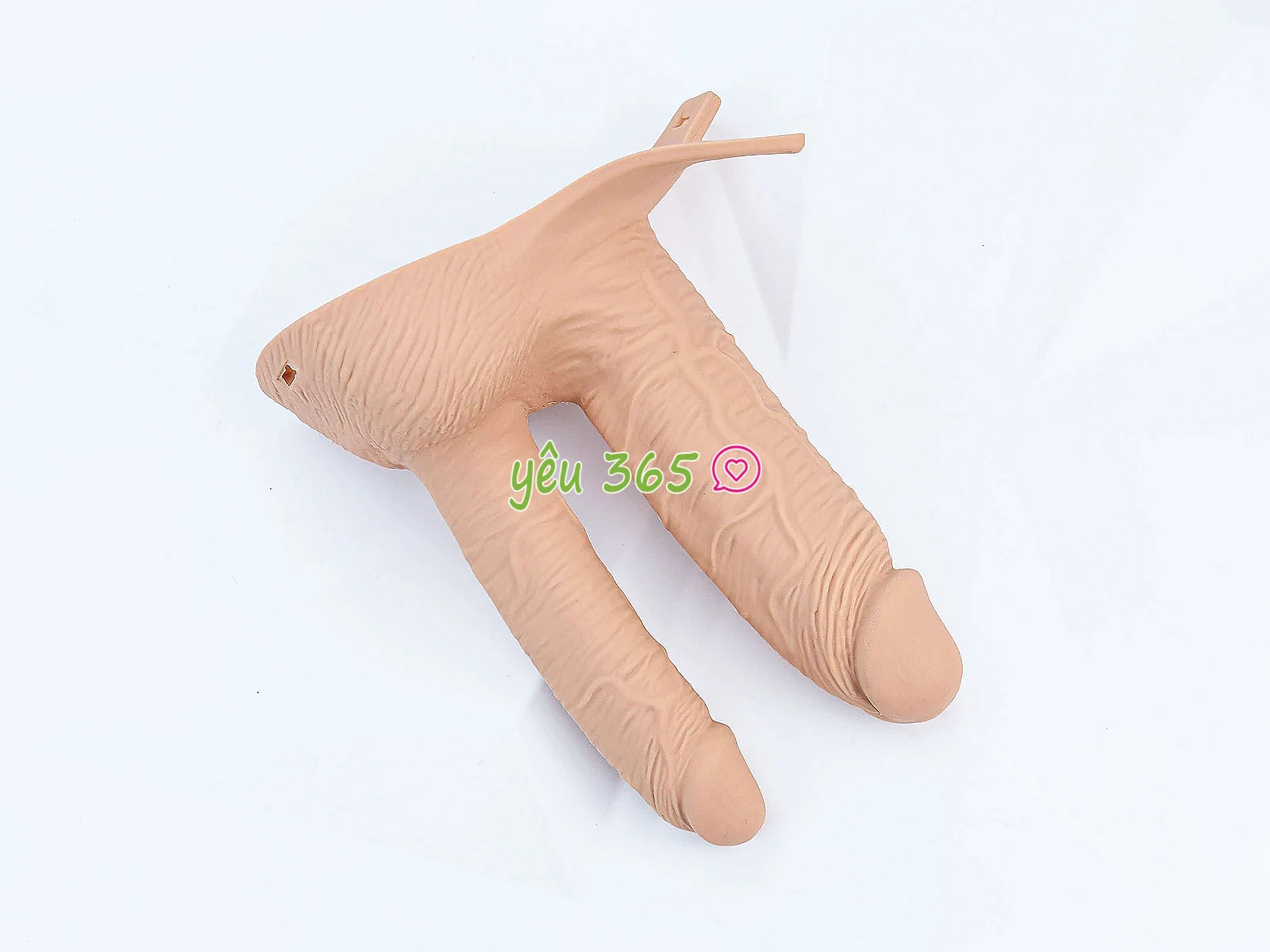 Dương vật giả 2 đầu có dây đeo Long Love