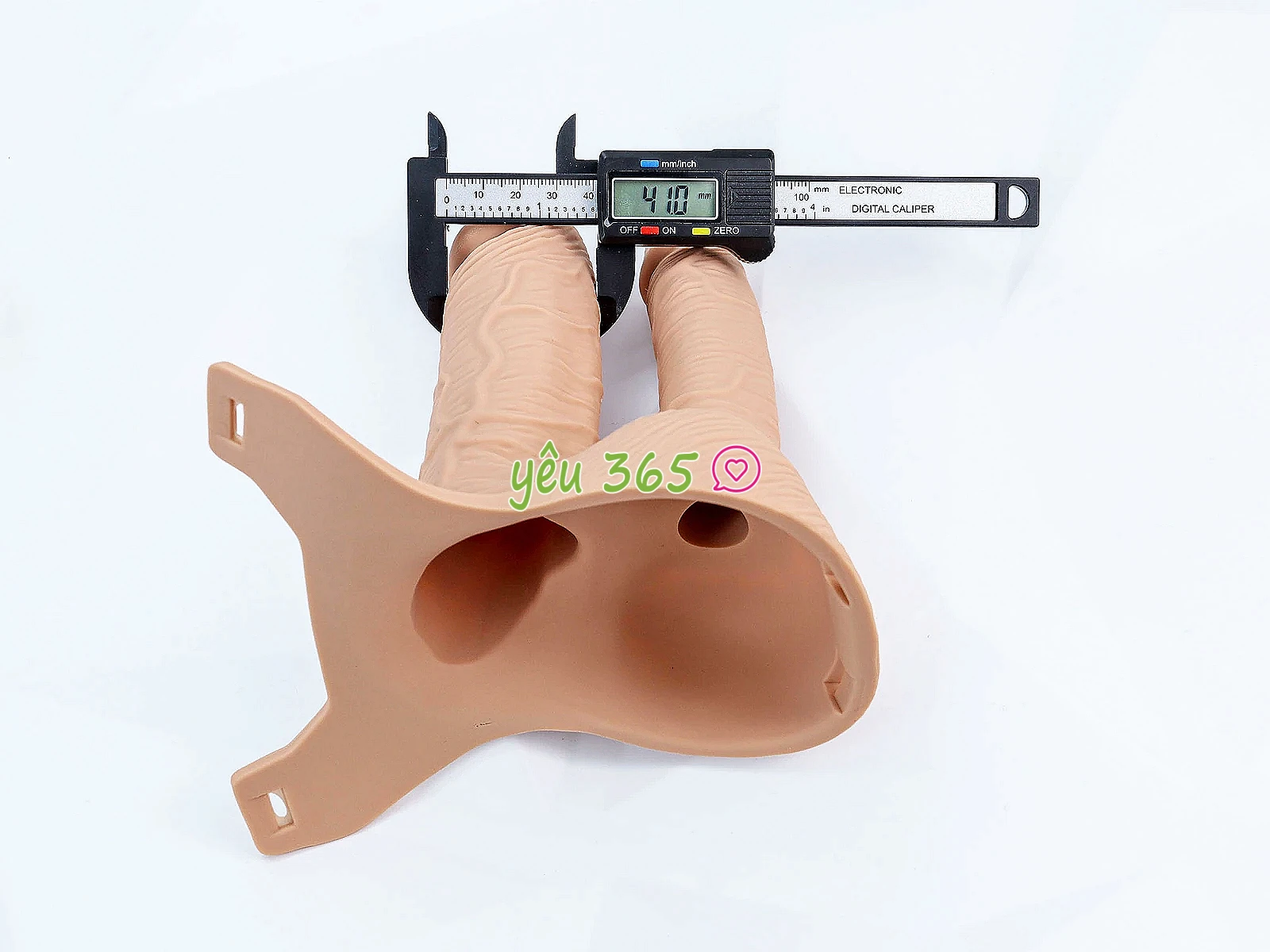 Dương vật giả 2 đầu có dây đeo Long Love