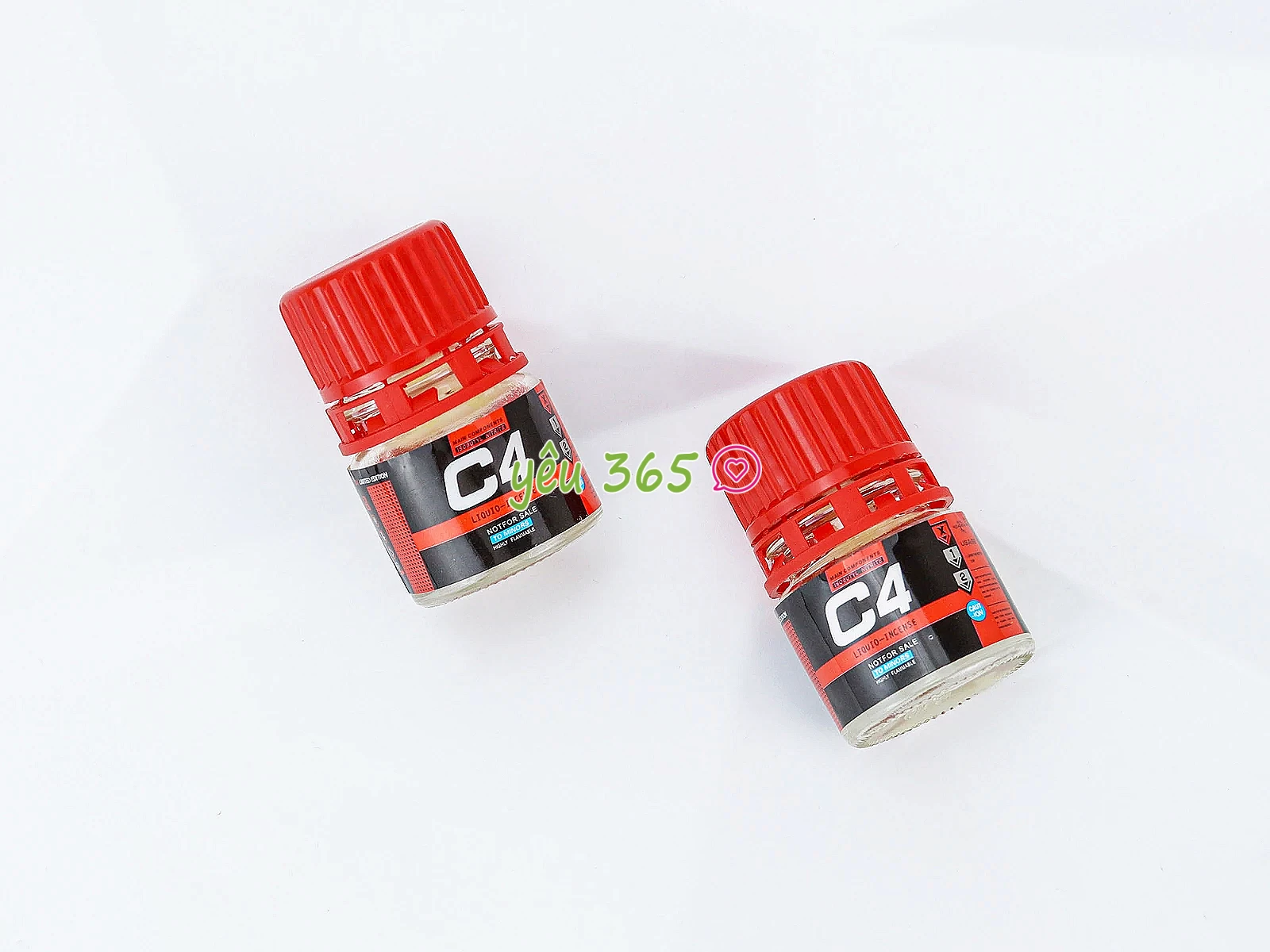 Chai hít khô C4 đỏ dạng viên giúp hưng phấn và tăng cường cảm nhận giác quan chỉ sau vài giây