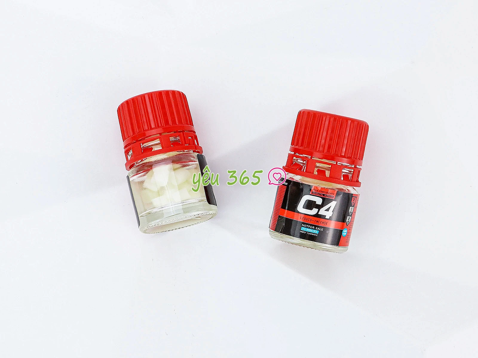Chai hít khô C4 đỏ dạng viên giúp hưng phấn và tăng cường cảm nhận giác quan chỉ sau vài giây
