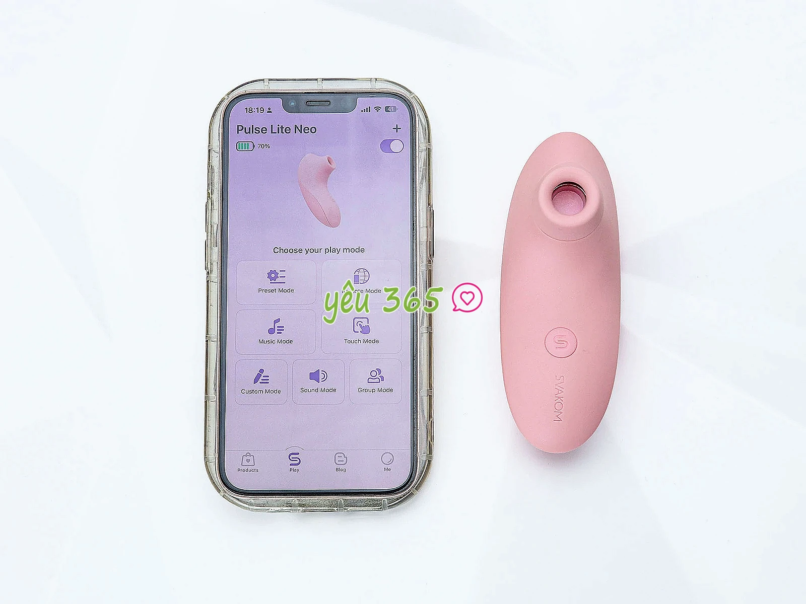 Máy bú hút Svakom Pulse Lite Neo điều khiển qua App