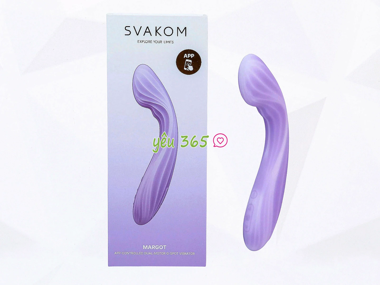 Máy massage Svakom Margot nhiều chế độ rung kết nối từ xa qua App điện thoại