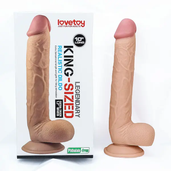 Dương vật giả có đế Lovetoy King Size 10 inch hàng khủng