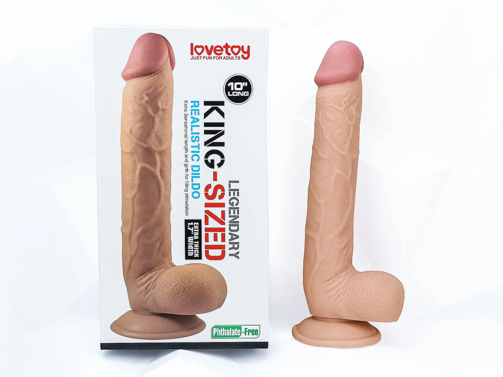 Dương vật giả có đế Lovetoy King Size 10 inch hàng khủng