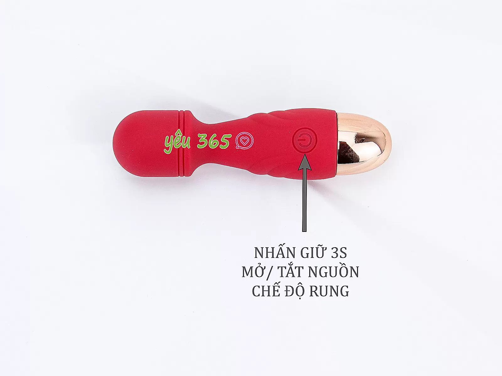 Mát xa điểm G mini kèm 4 đầu nhỏ gọn pin sạc