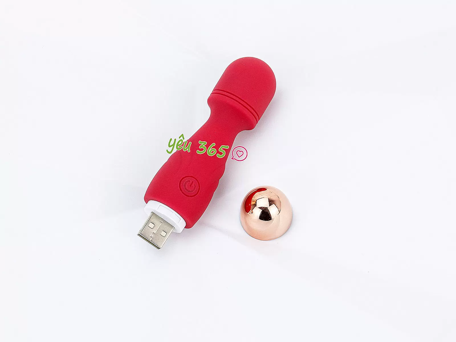 Mát xa điểm G mini kèm 4 đầu nhỏ gọn pin sạc