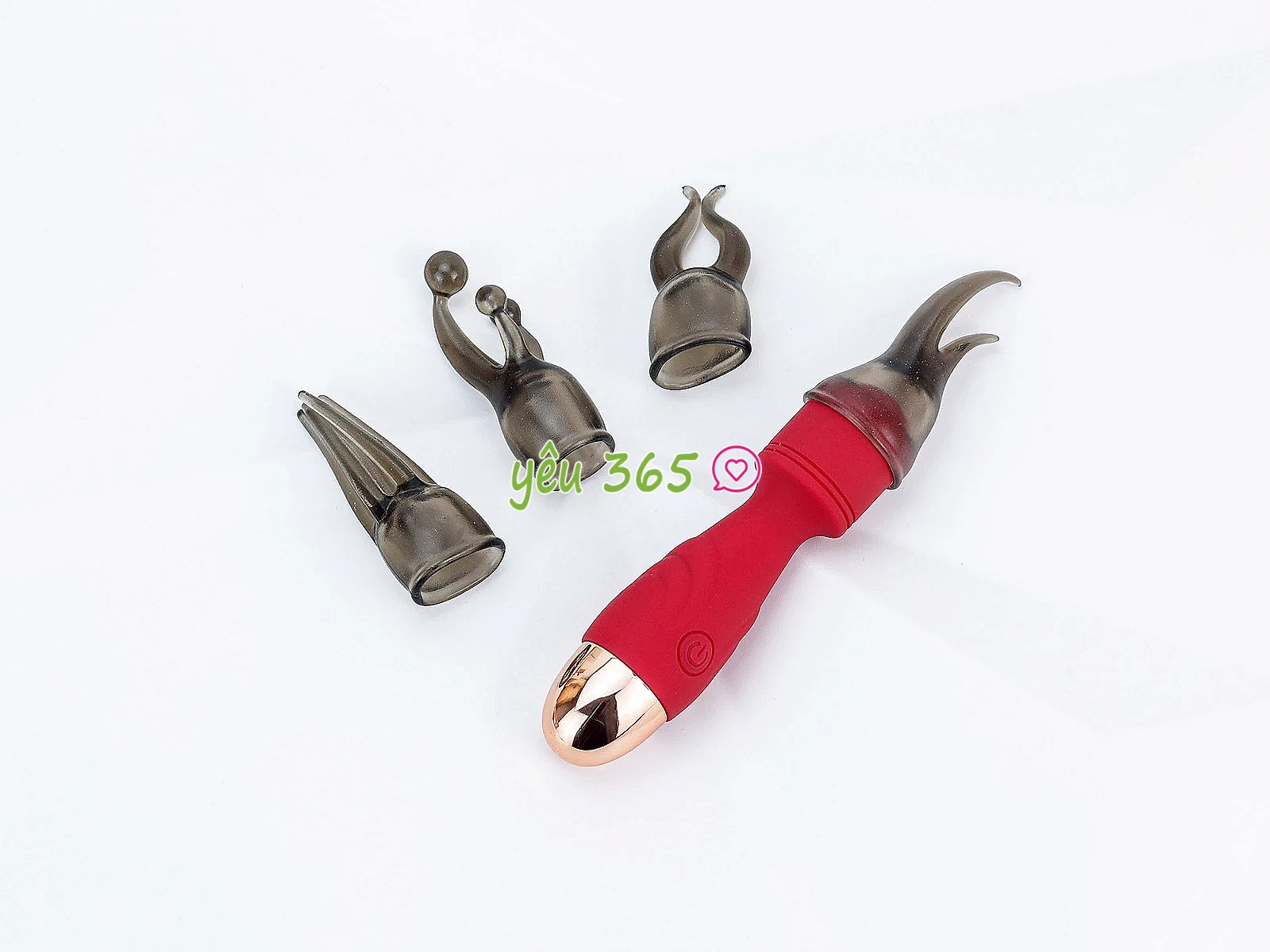 Mát xa điểm G mini kèm 4 đầu nhỏ gọn pin sạc