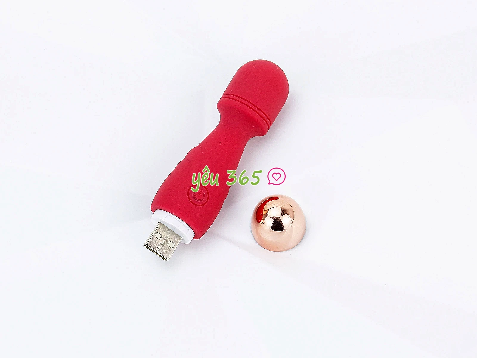Mát xa điểm G mini kèm 4 đầu nhỏ gọn pin sạc