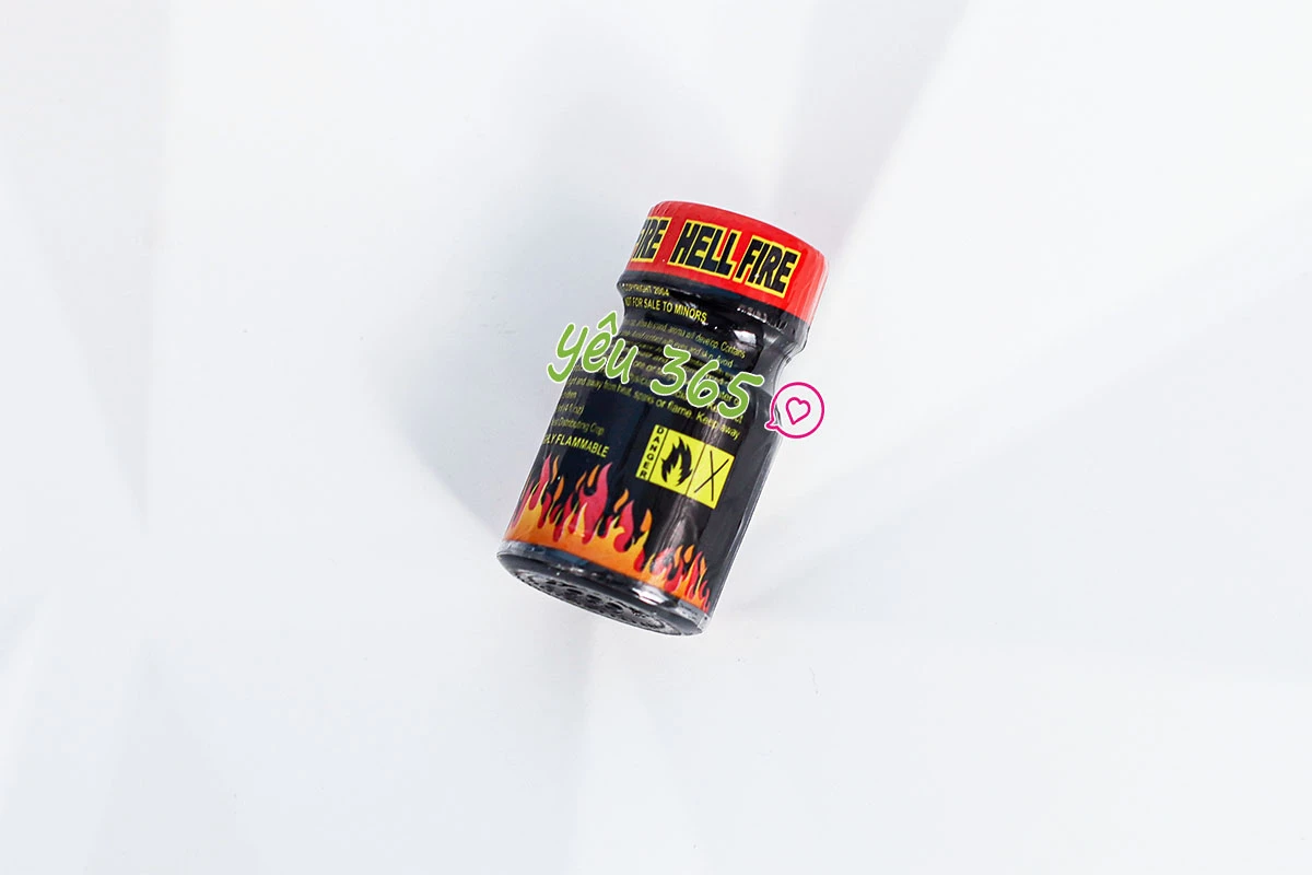 Chai hít Popper Hell Fire 10ml tăng cảm giác hưng phấn