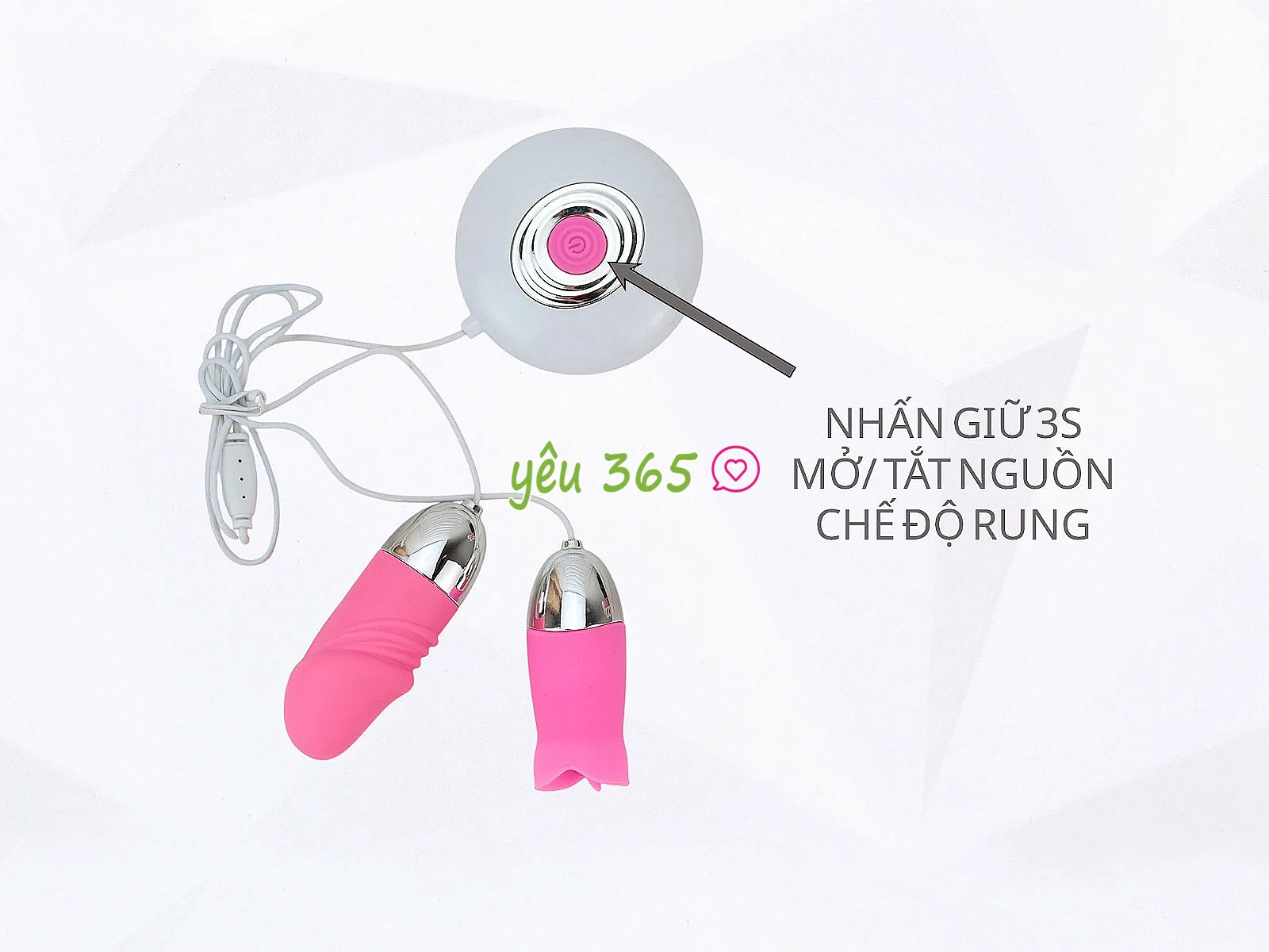 Trứng rung tình yêu 2 đầu lưỡi và cu