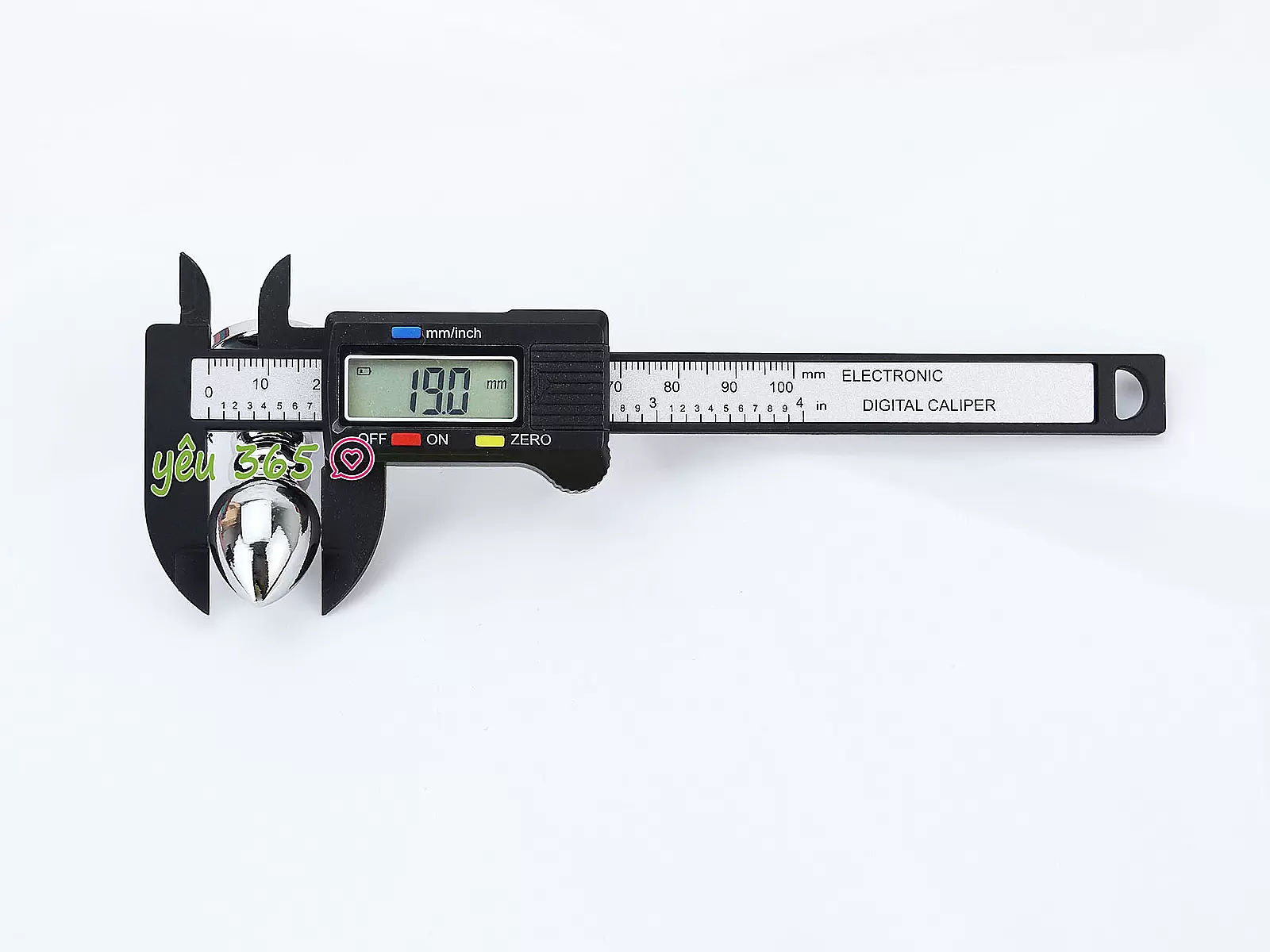 Đồ chơi kích hậu Inox xoắn ốc đuôi pha lê màu cam