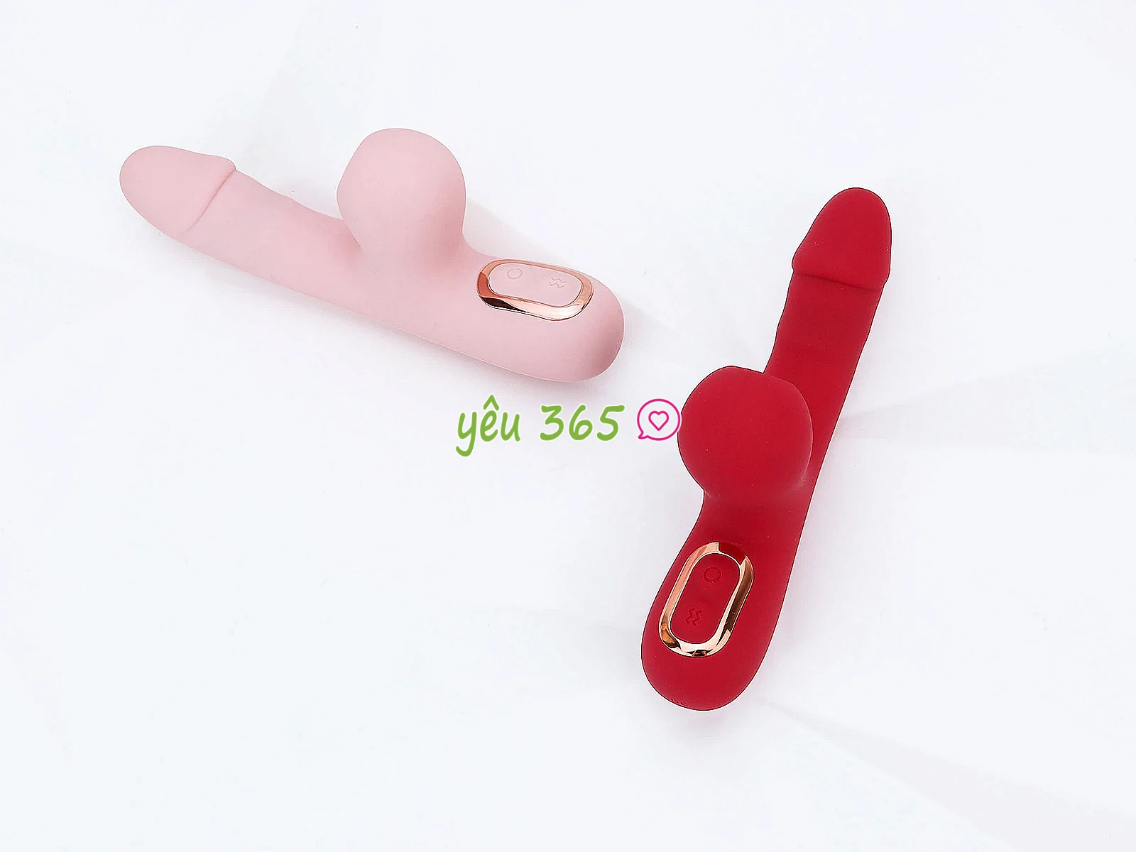 Dương vật giả đa năng Milly có nhánh phụ rung hút cầm tay nhỏ gọn