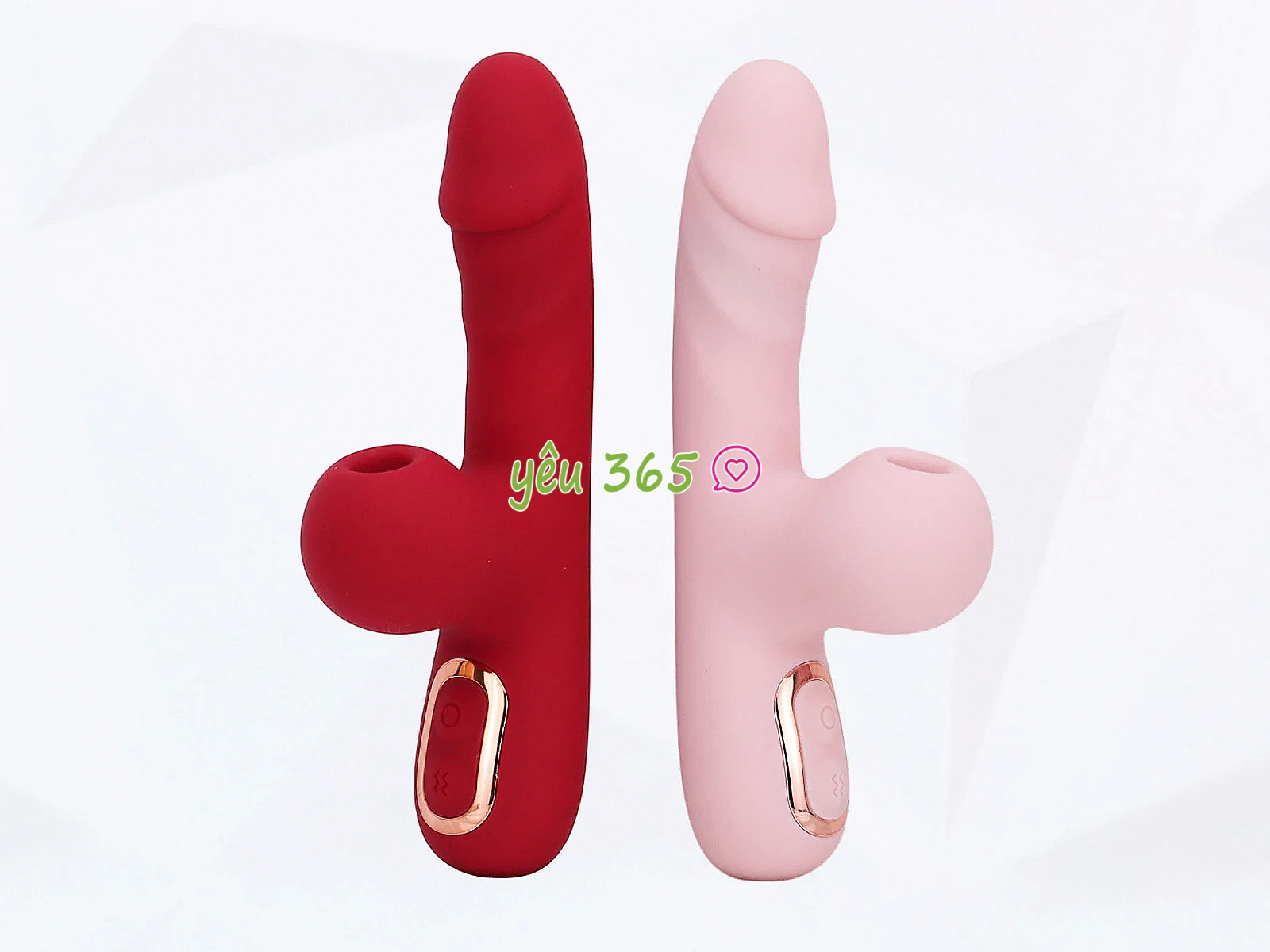 Dương vật giả đa năng Milly có nhánh phụ rung hút cầm tay nhỏ gọn