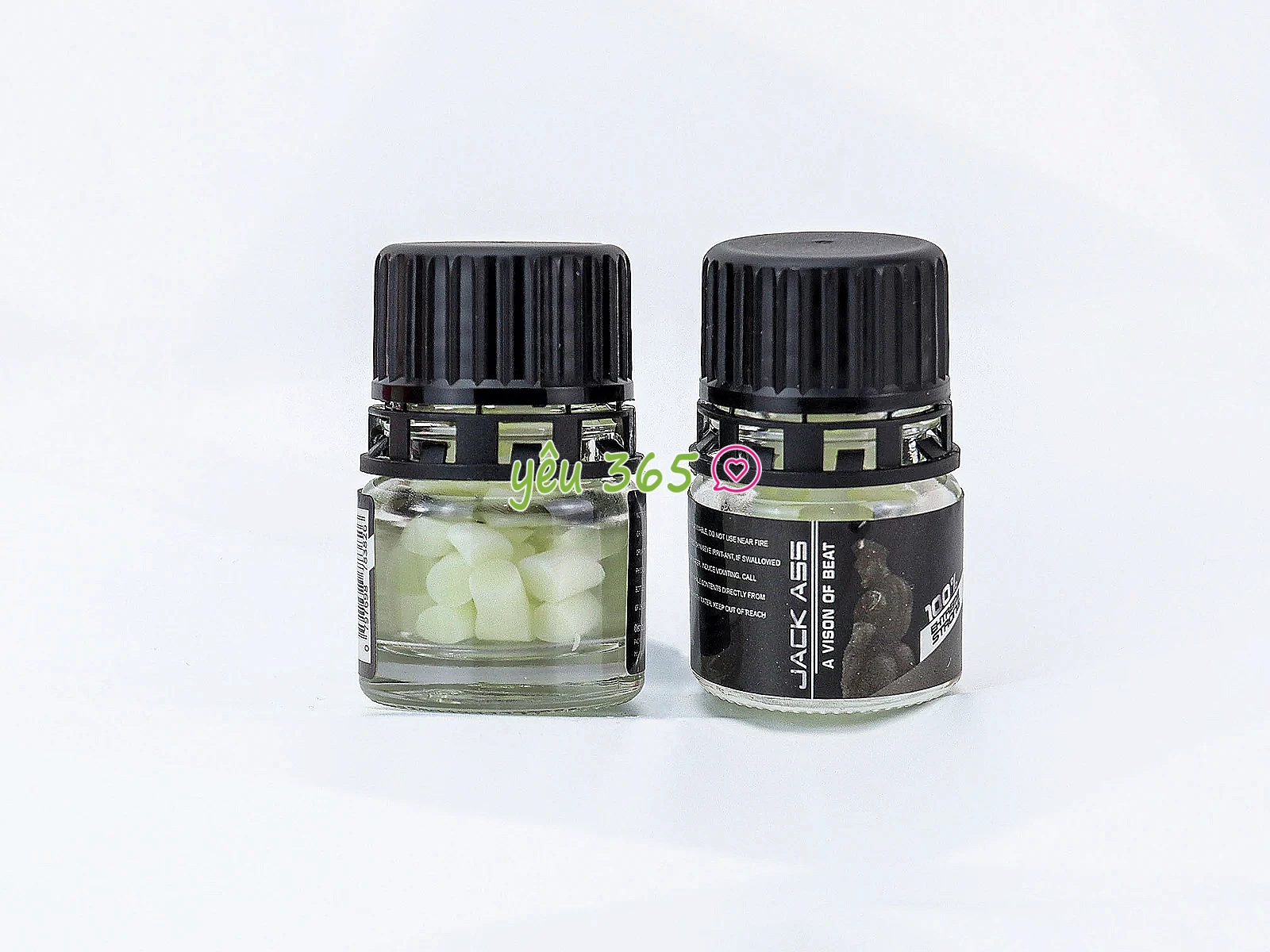 Chai hít khô dạng viên Jack Ass mang lại cảm giác thư giãn, hưng phấn nhanh chóng