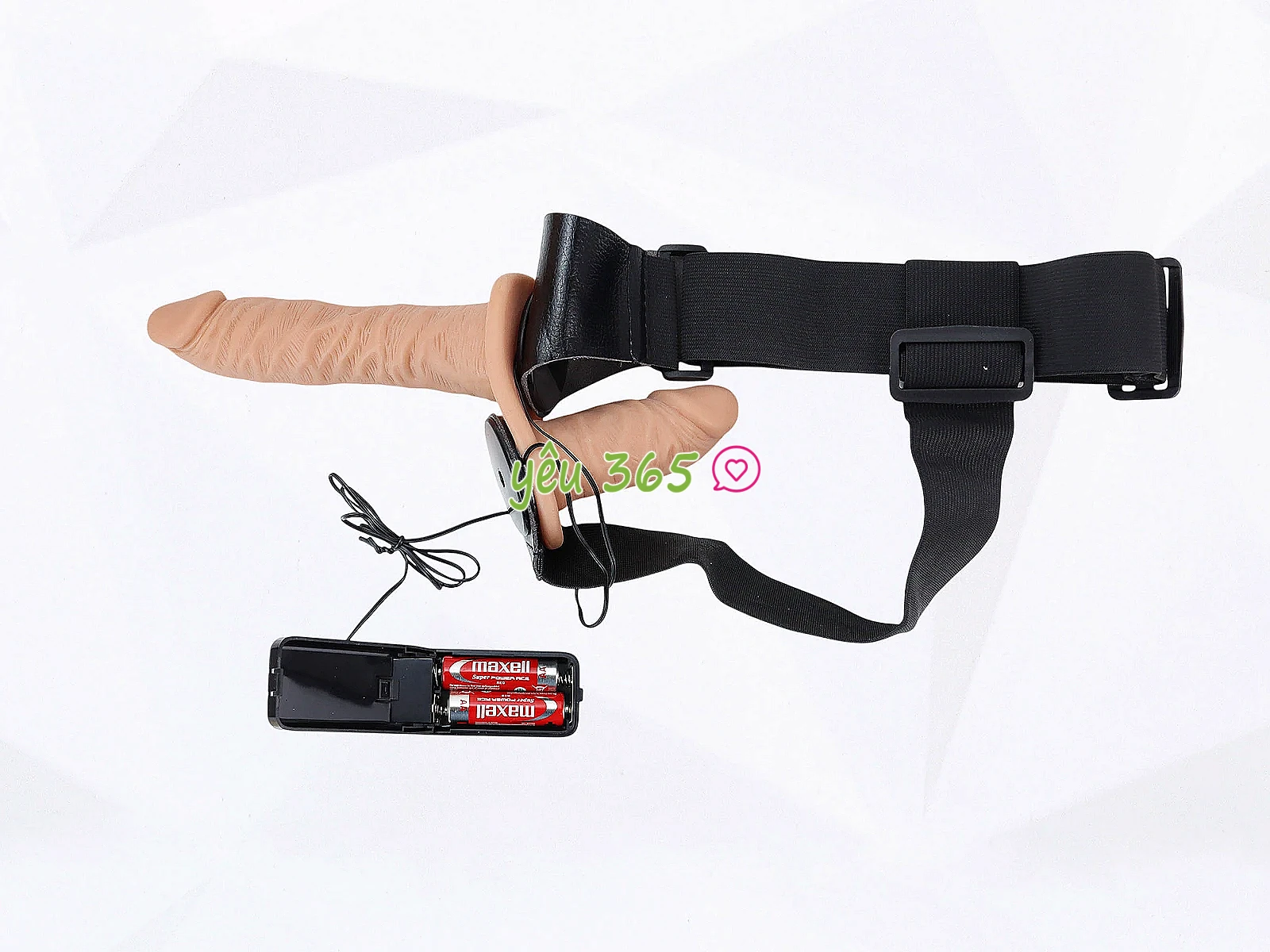 Dương vật giả có dây đeo Ultra Doube Head 2 đầu rung