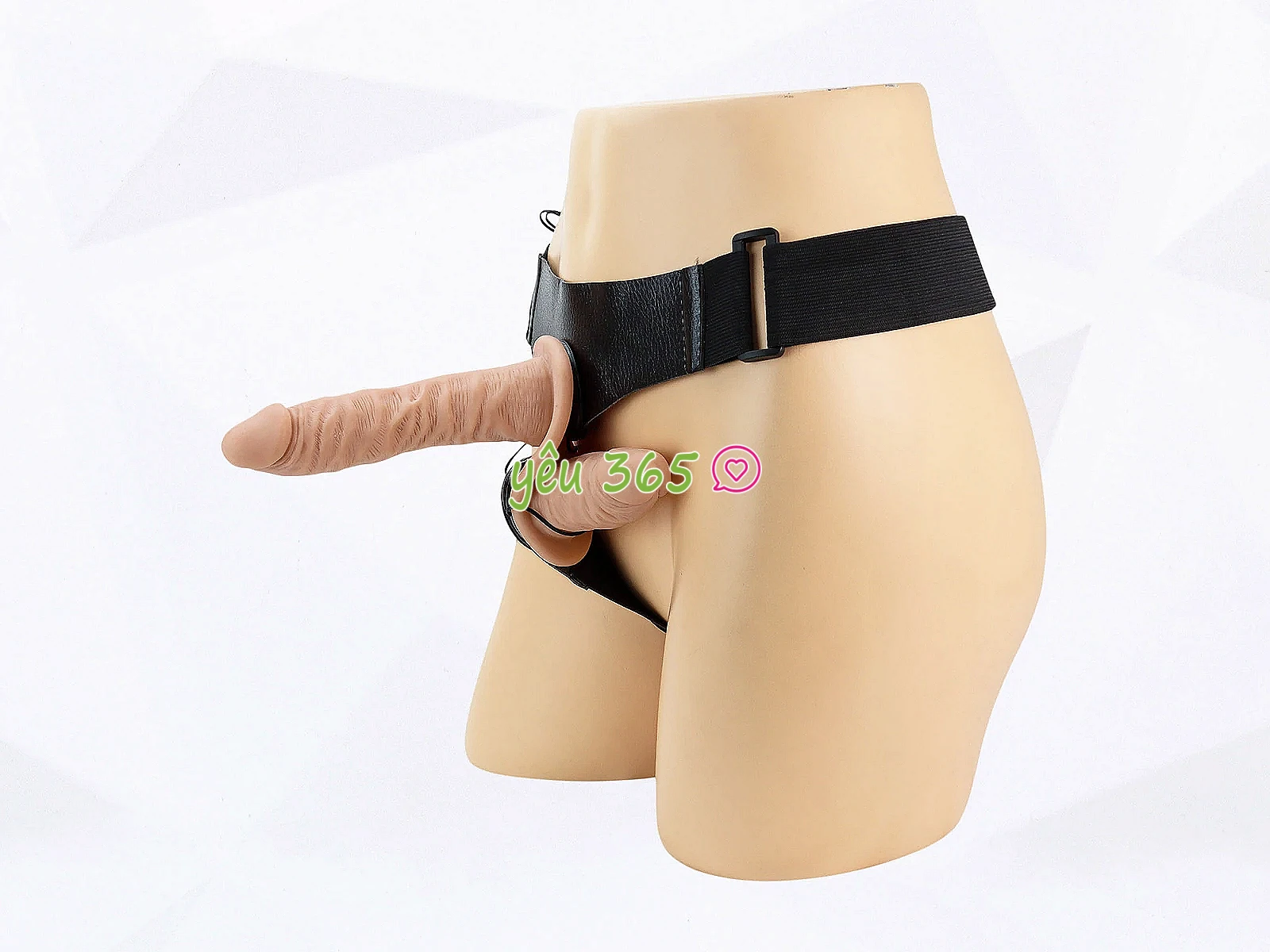 Dương vật giả có dây đeo Ultra Doube Head 2 đầu rung
