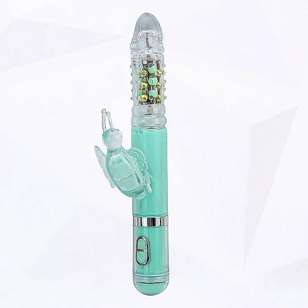 Dương vật giả đa năng rung thụt xoay bi có nhánh Mazarine