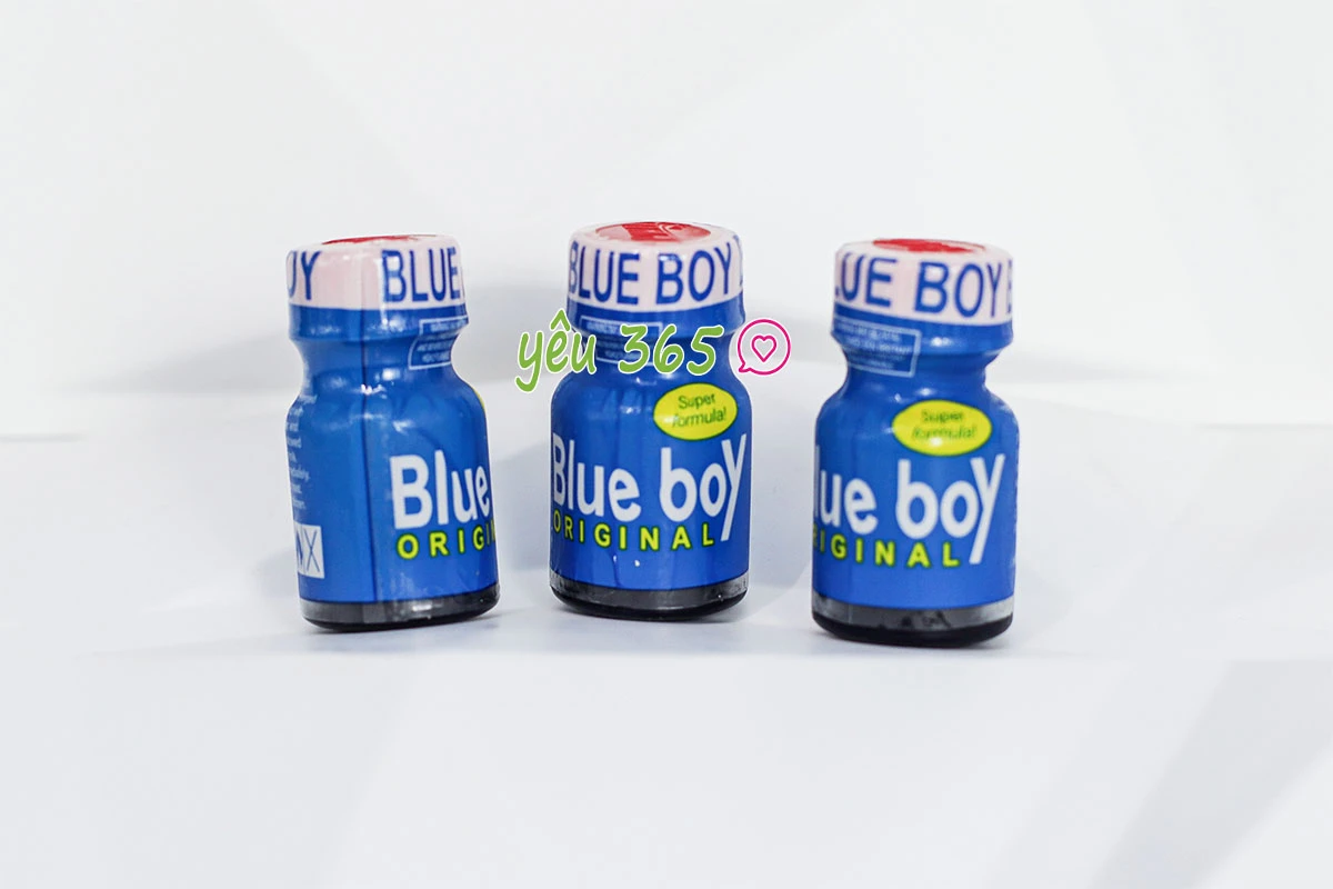 Chai hít Popper Blue Boy Original 10ml tăng cảm giác hưng phấn