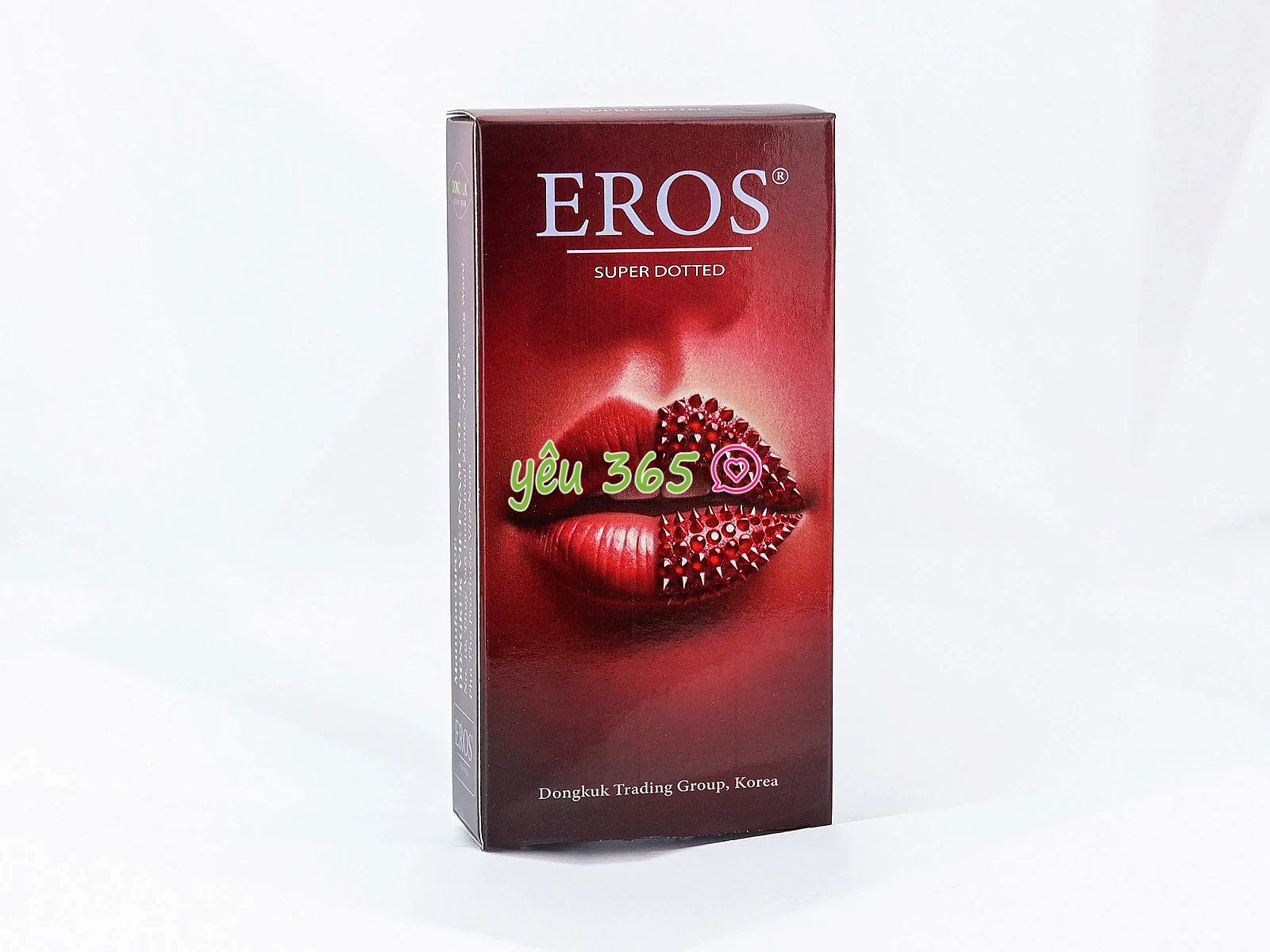 Bao cao su EROS Super Dotted tăng khoái cảm với thiết kế gai nổi độc đáo