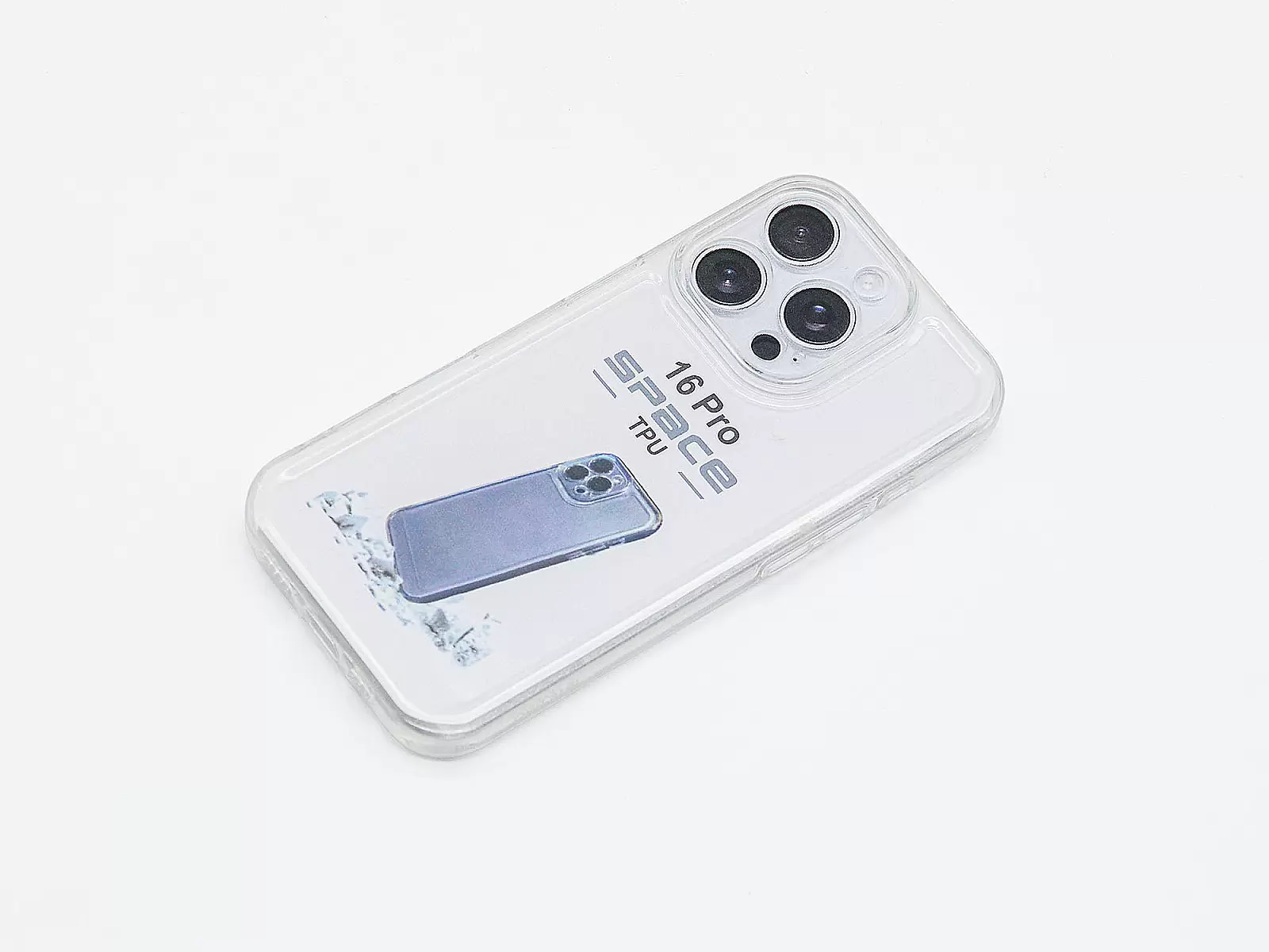 Ốp lưng TPU Space trong suốt cho iPhone 16 Pro