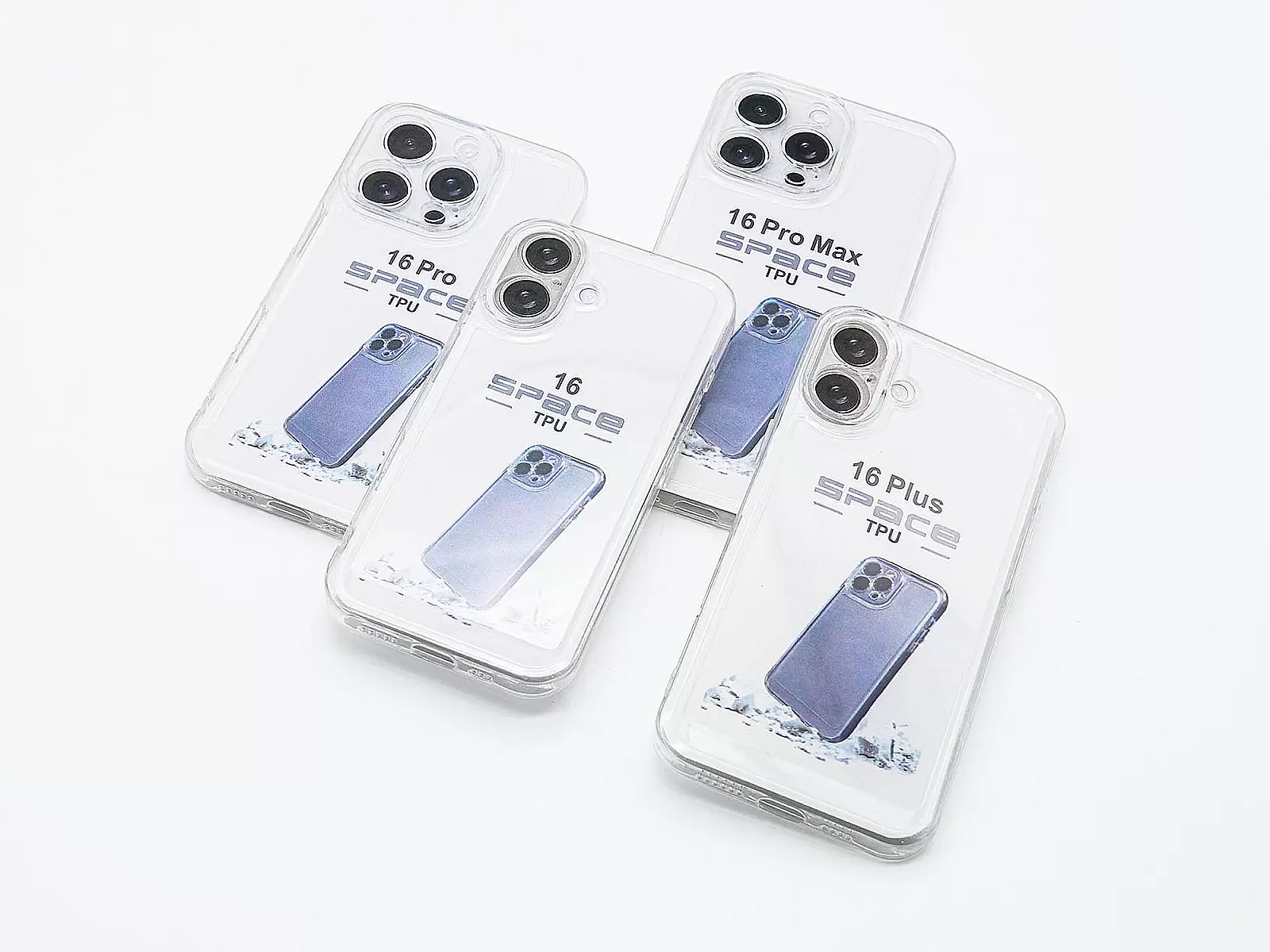 Ốp lưng iPhone 16 Pro TPU Space trong suốt cho