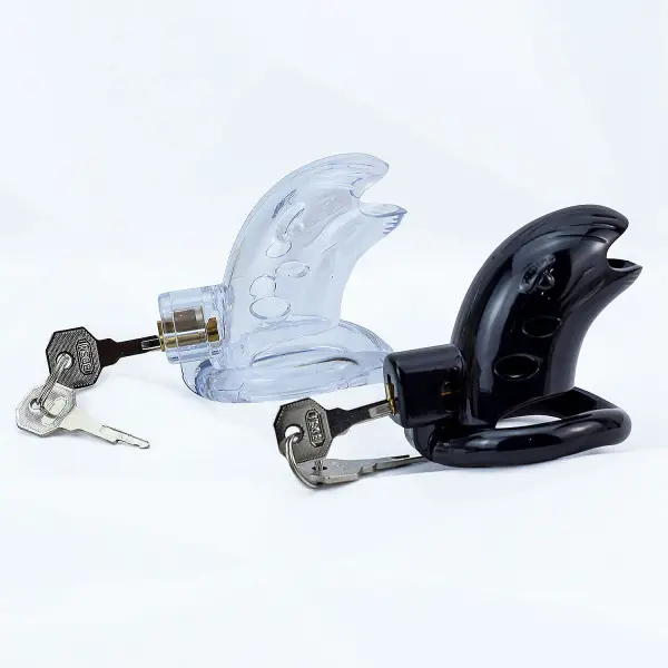 Đồ chơi bạo dâm khoá dương vật nhựa có chìa khoá