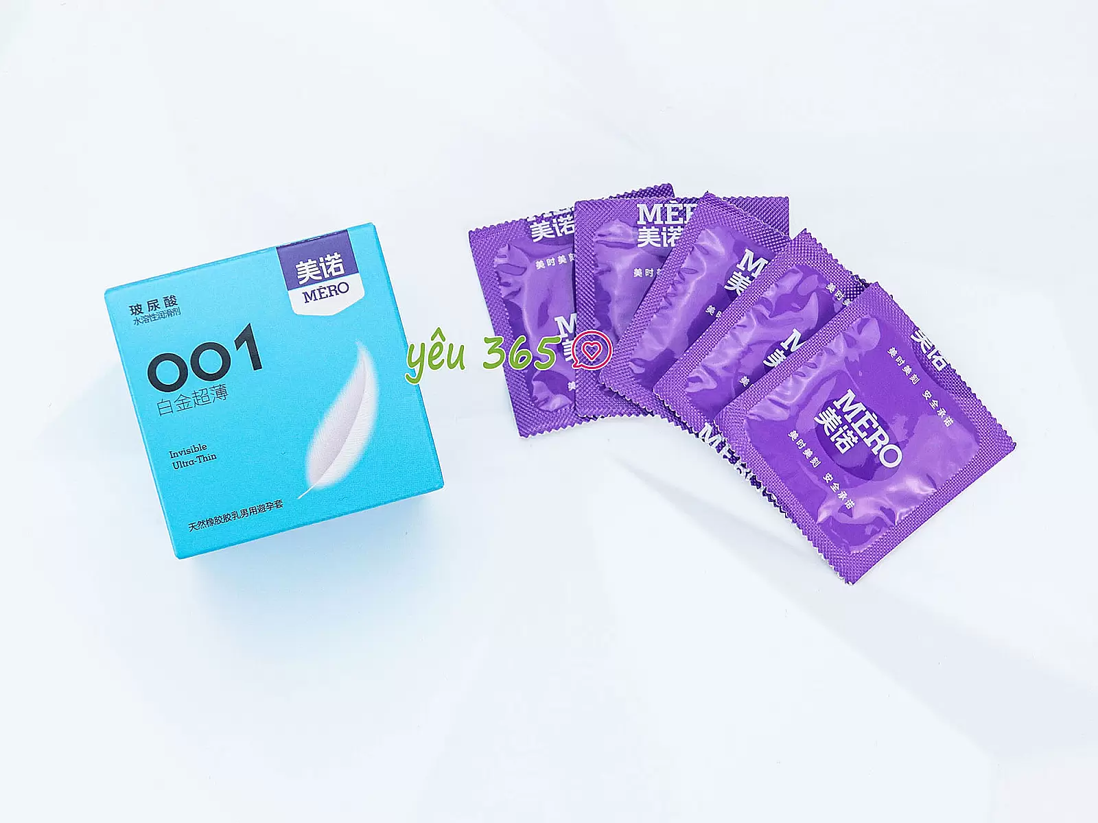 Bao cao su MERO 001 Invisible Ultra-Thin siêu mỏng, cảm giác chân thật tối đa