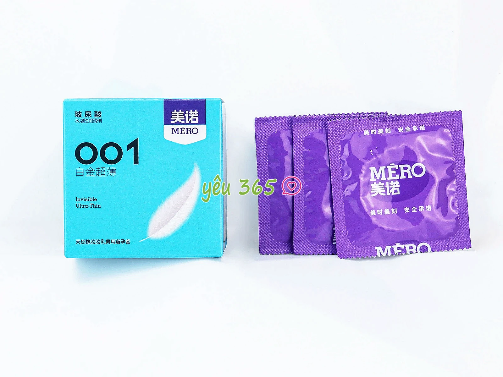 Bao cao su MERO 001 Invisible Ultra-Thin siêu mỏng