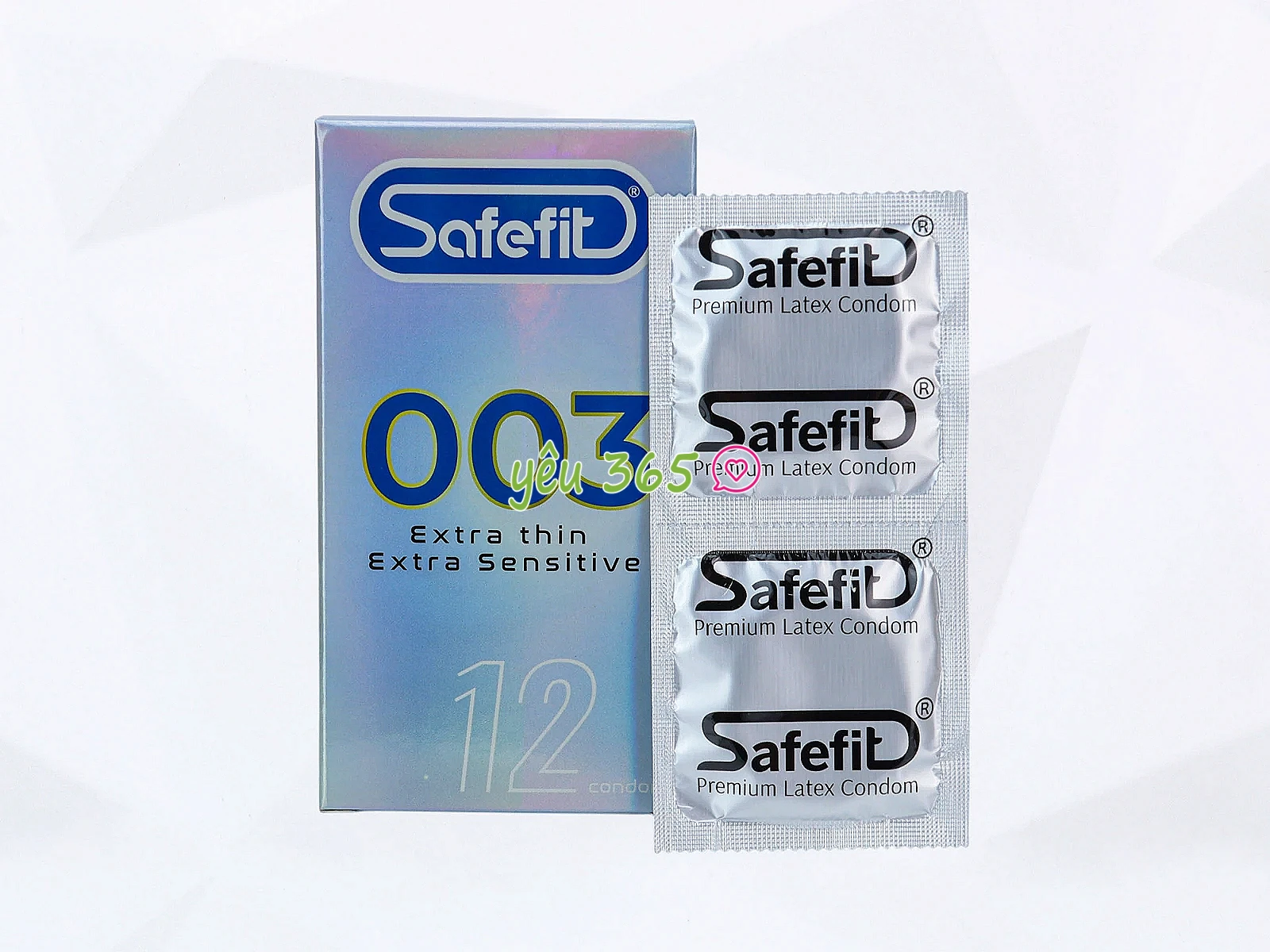 Bao cao su Safefit 003 Extra Thin siêu mỏng, siêu nhạy, chân thật hơn
