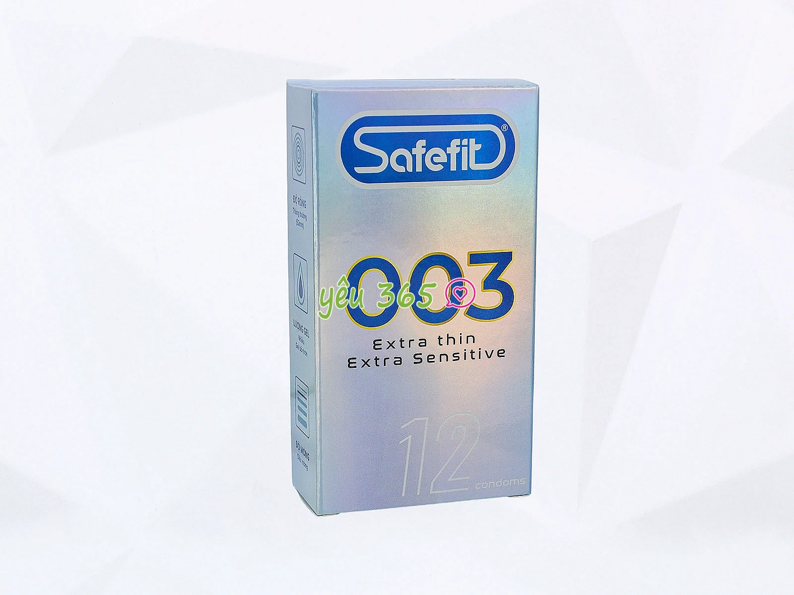 Bao cao su Safefit 003 Extra Thin siêu mỏng, siêu nhạy, chân thật hơn
