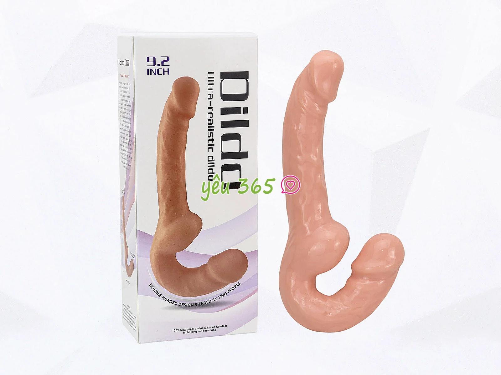 Dương vật giả Dildo 2 đầu thiết kế đôi tiện lợi