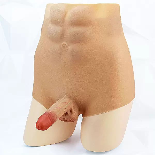 Quần dương vật giả size to đặc ruột siêu mềm có múi