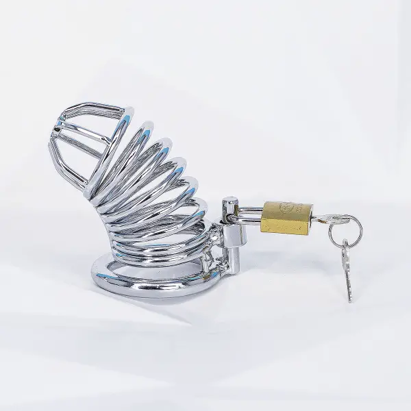 Đồ chơi bạo dâm khóa dương vật inox KDV01