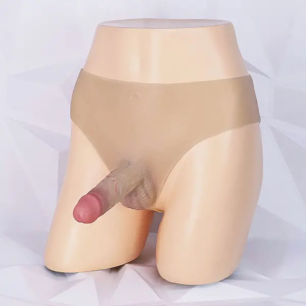Quần tam giác silicon dương vật giả size to