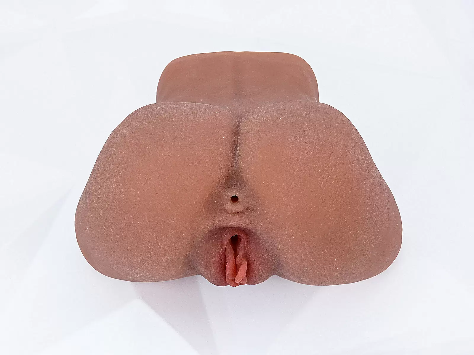 Âm đạo giả chổng mông nâu silicon đàn hồi và ôm khít rất chân thật