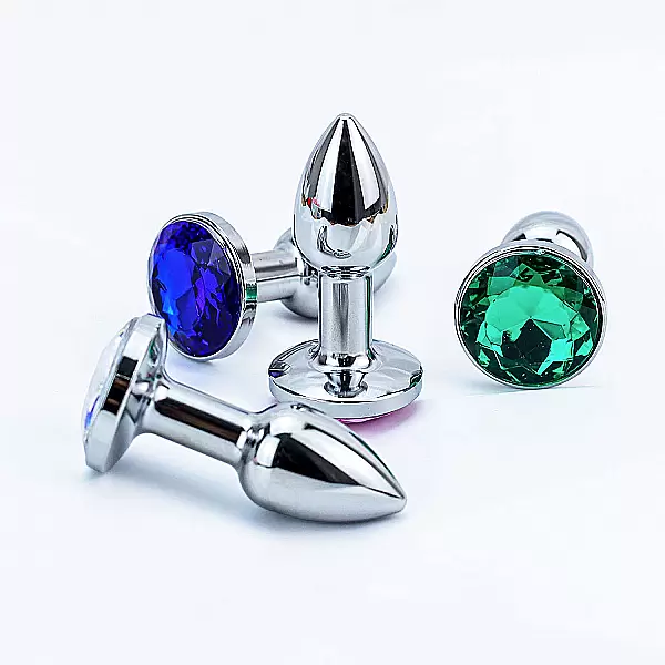 Sextoy kích hậu Inox mini có đế nhiều màu sắc