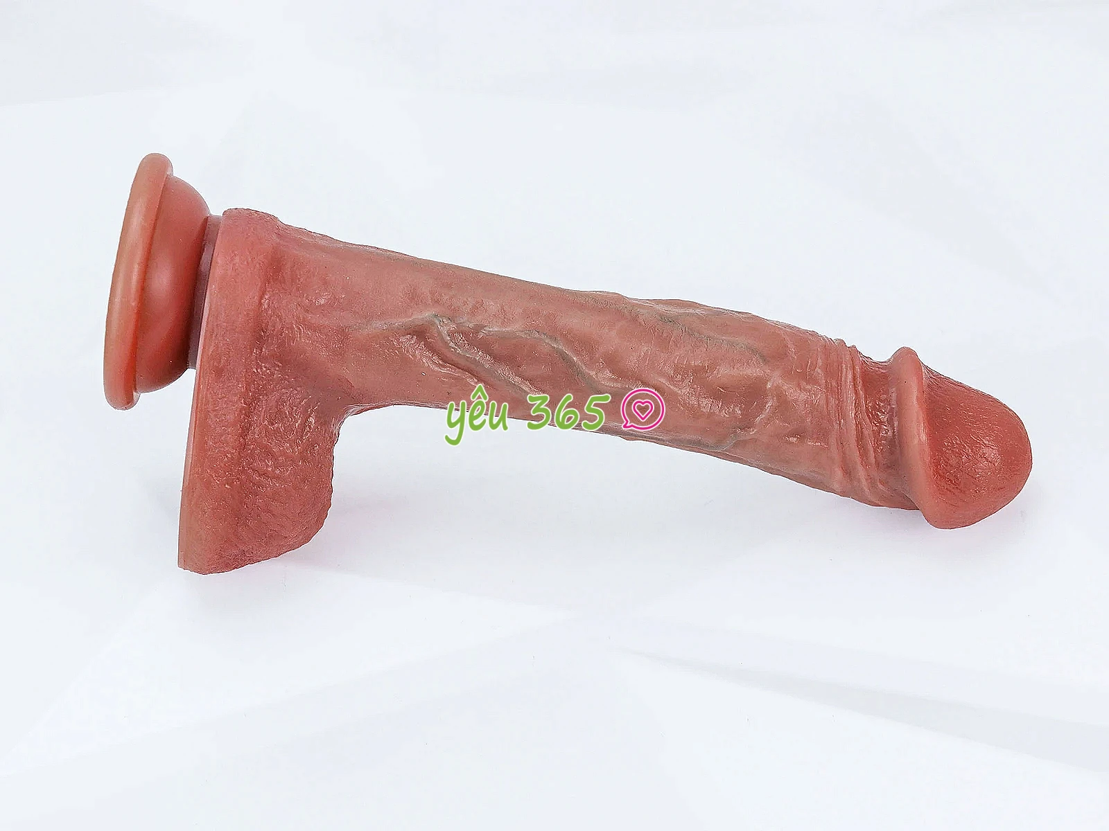 Dương vật giả có đế rung thụt cực mạnh phát nhiệt kèm điều khiển từ xa