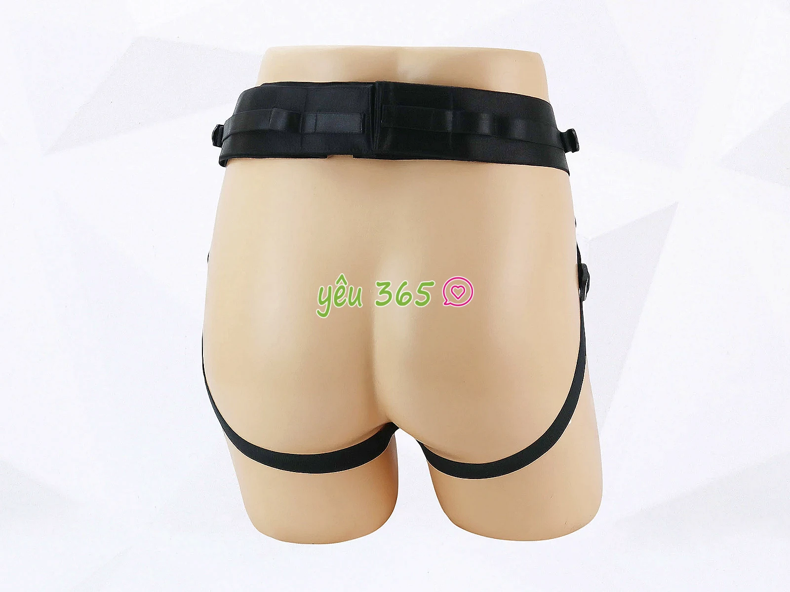 Quần dây đeo gắn 2 dương vật giả (không gồm dương vật giả)