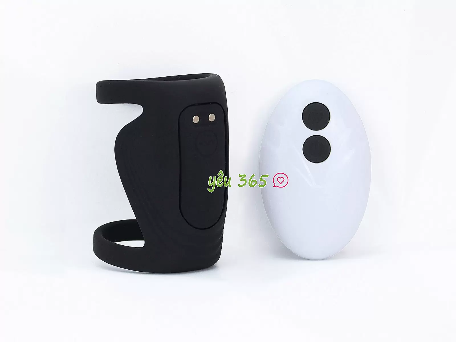 Vòng đeo dương vật Bicyclic Ring kèm điều khiển từ xa (không kèm dương vật giả)