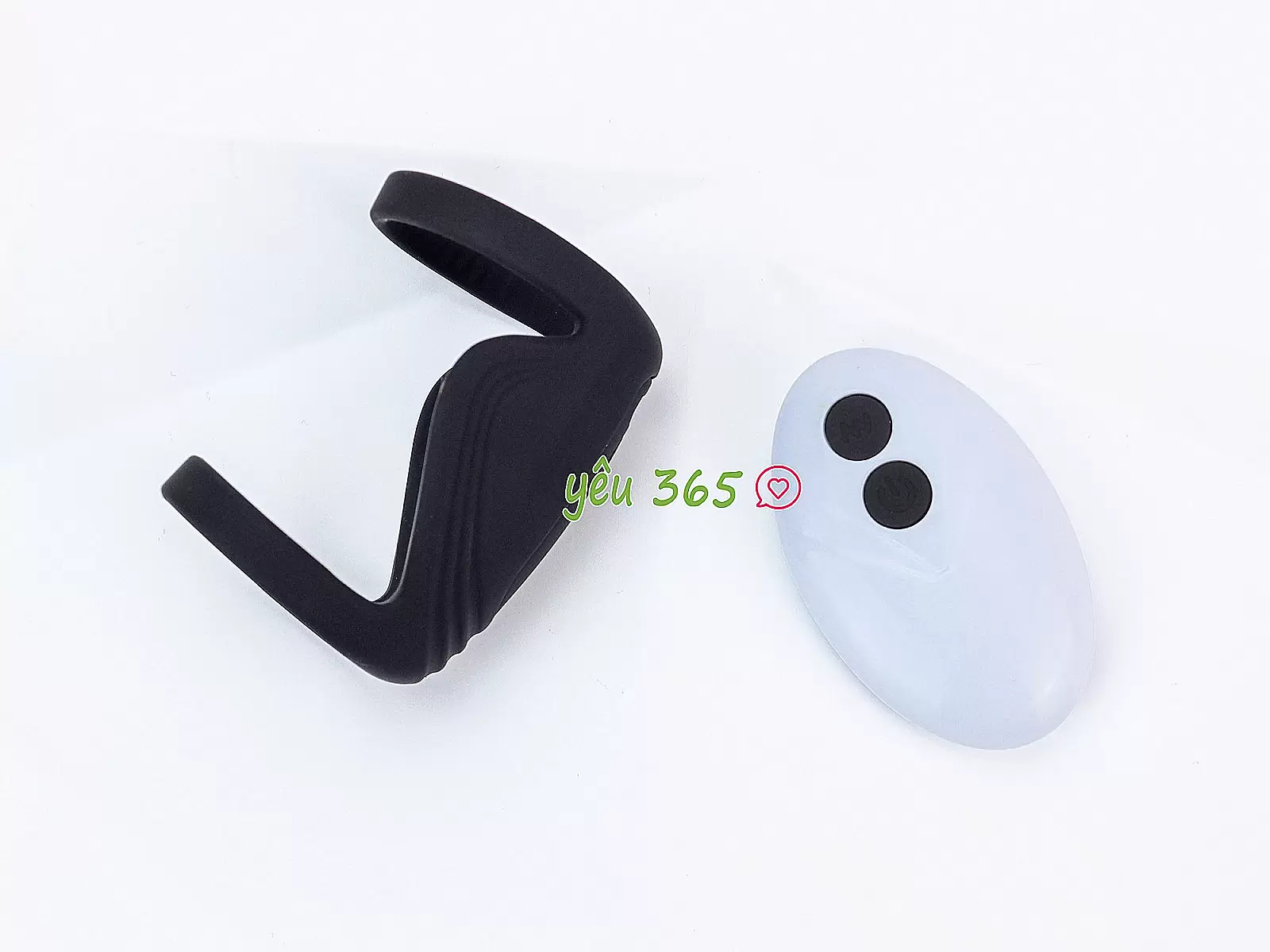 Vòng đeo dương vật Bicyclic Ring kèm điều khiển từ xa (không kèm dương vật giả)