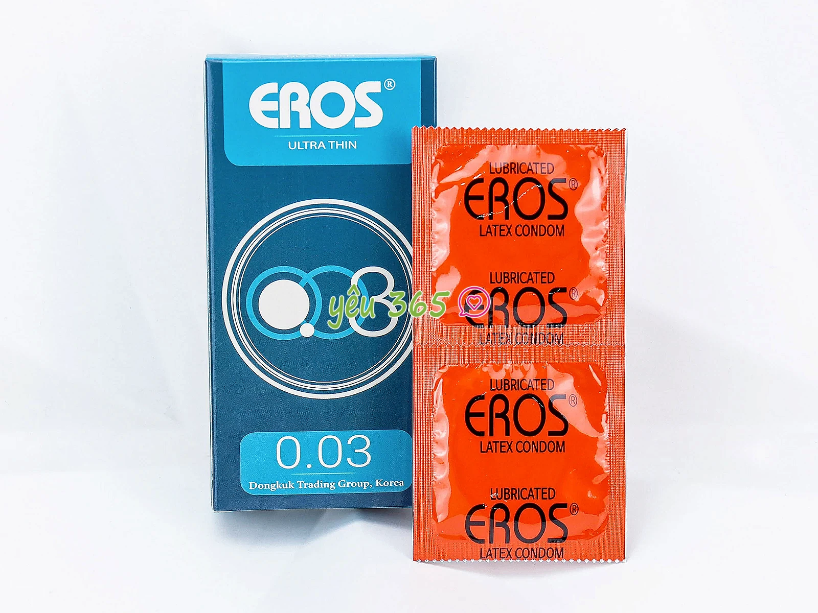 Bao cao su EROS Ultra Thin 0.03 siêu mỏng, cảm giác chân thật tối đa