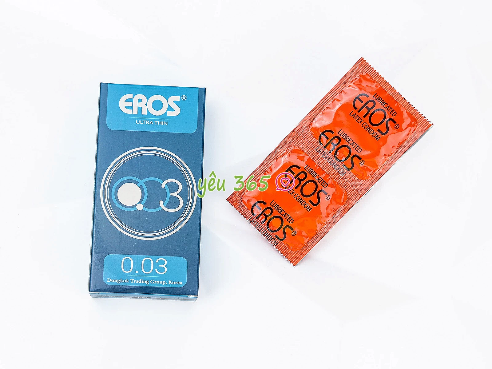 Bao cao su EROS Ultra Thin 0.03 siêu mỏng, cảm giác chân thật tối đa