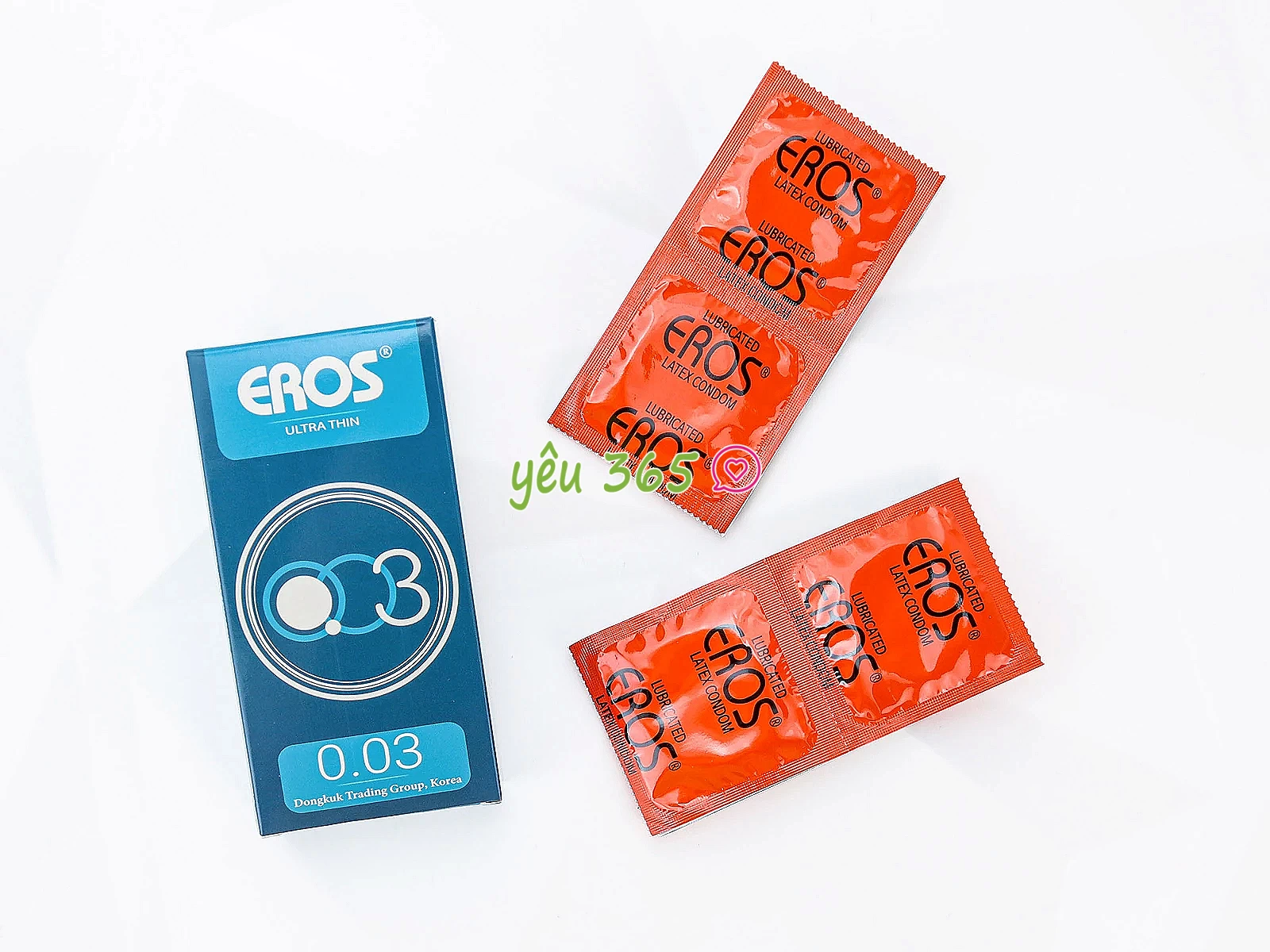 Bao cao su EROS Ultra Thin 0.03 siêu mỏng, cảm giác chân thật tối đa