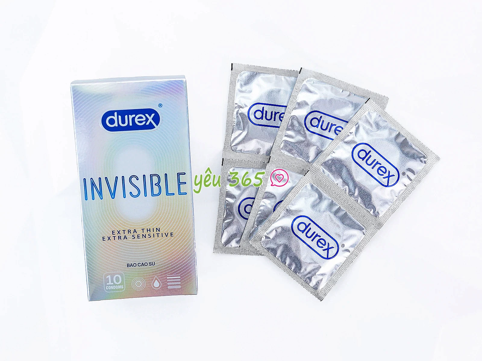 Bao cao su Durex Invisible siêu mỏng cao cấp