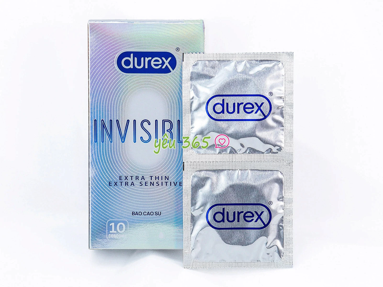 Bao cao su Durex Invisible siêu mỏng cao cấp