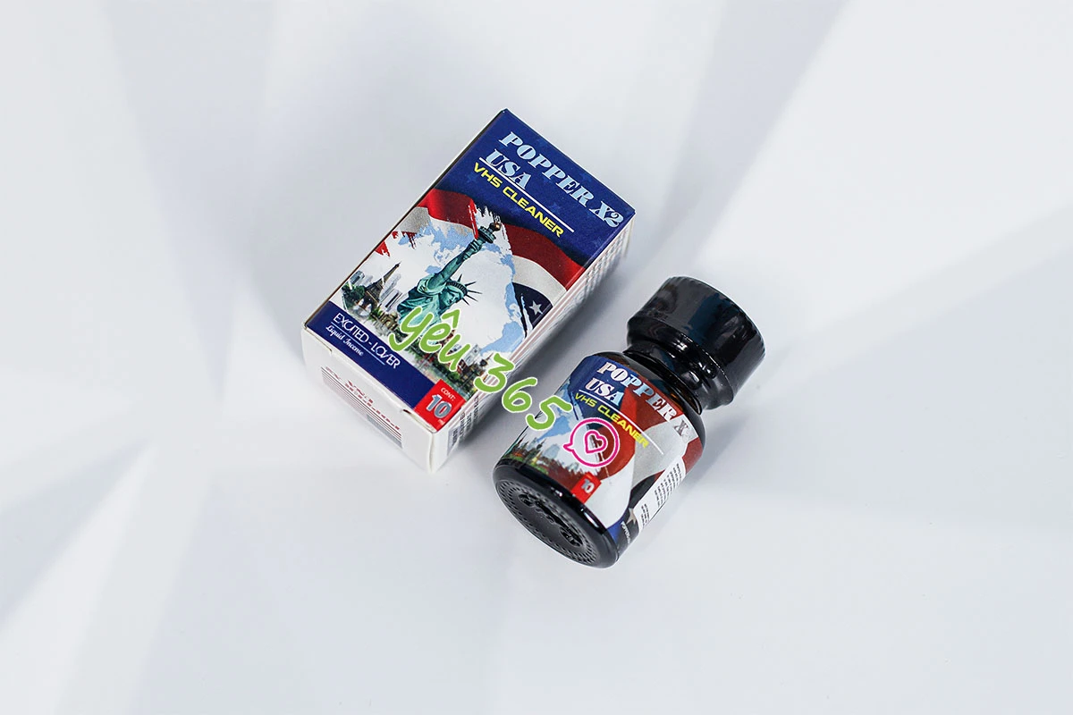 Chai hít Popper X2 USA 10ml tăng cảm giác hưng phấn