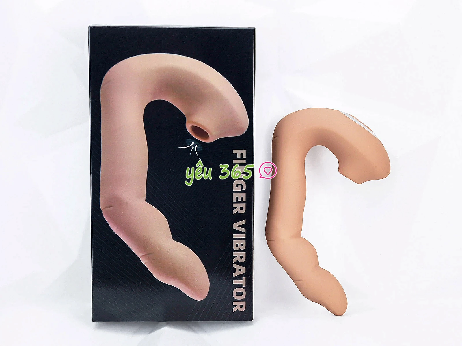 Ngón tay rung hút JIUAI Finger Vibrator mô phỏng ngón tay thật kích thích đa chiều